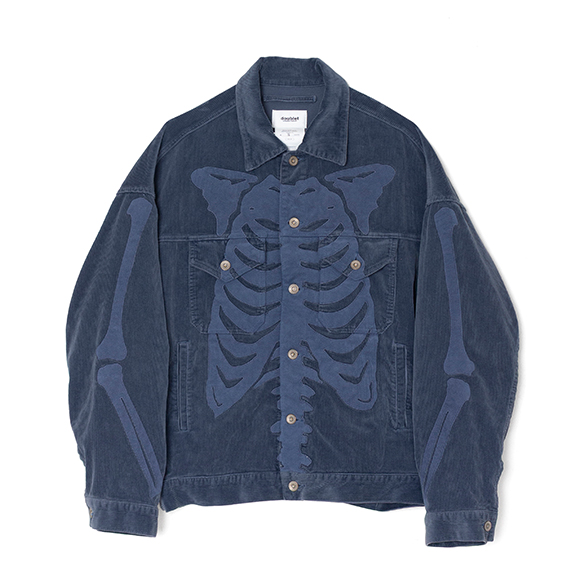BONE APPLIQUE CORDUROY JACKET-ボーンアップリケコーデュロイ