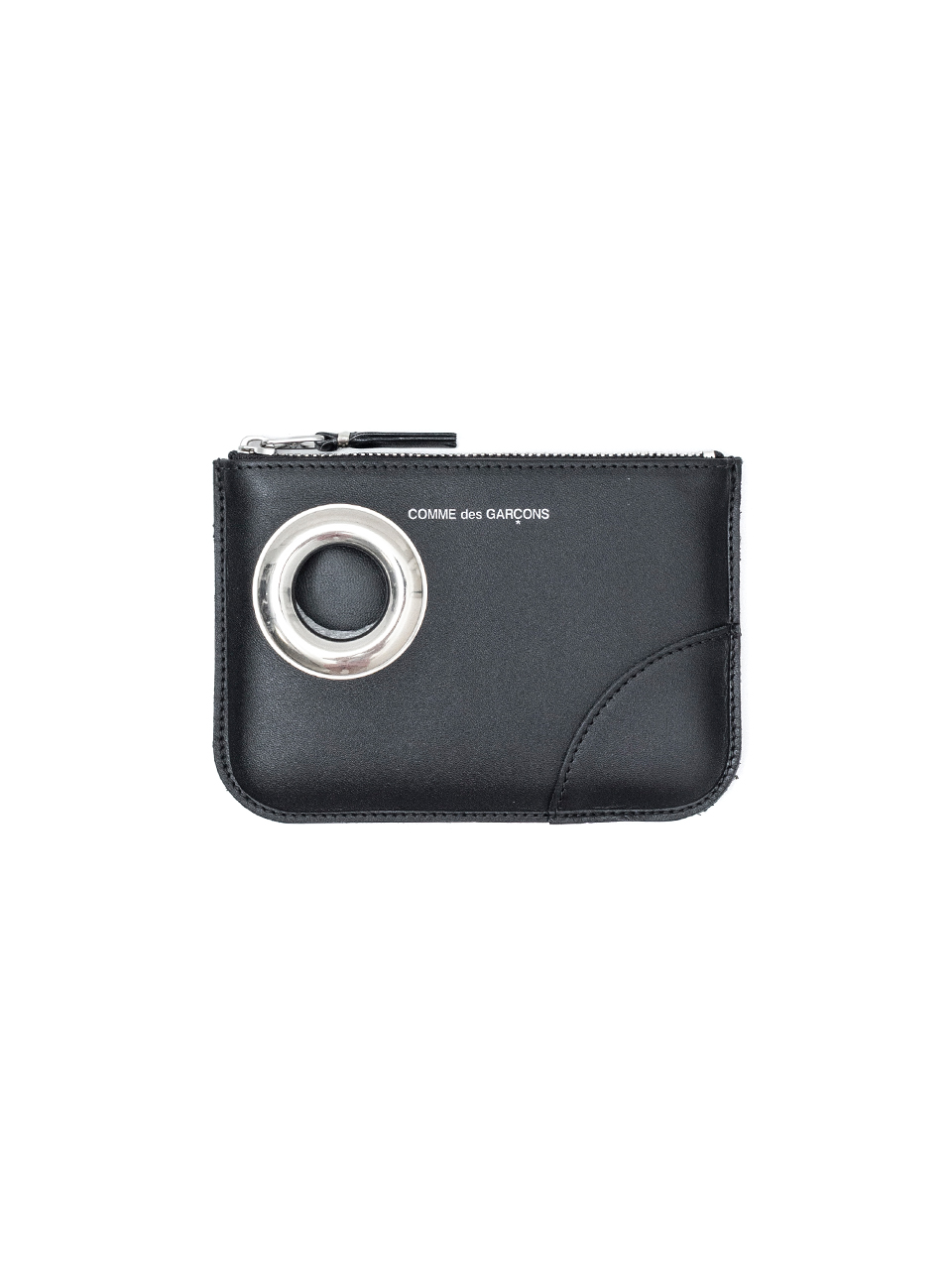 COMME des GARCONS CDG シルバーアイレットジップアラウンド財布 SILVER EYELET-シルバーアイレット-COMME des GARCONS