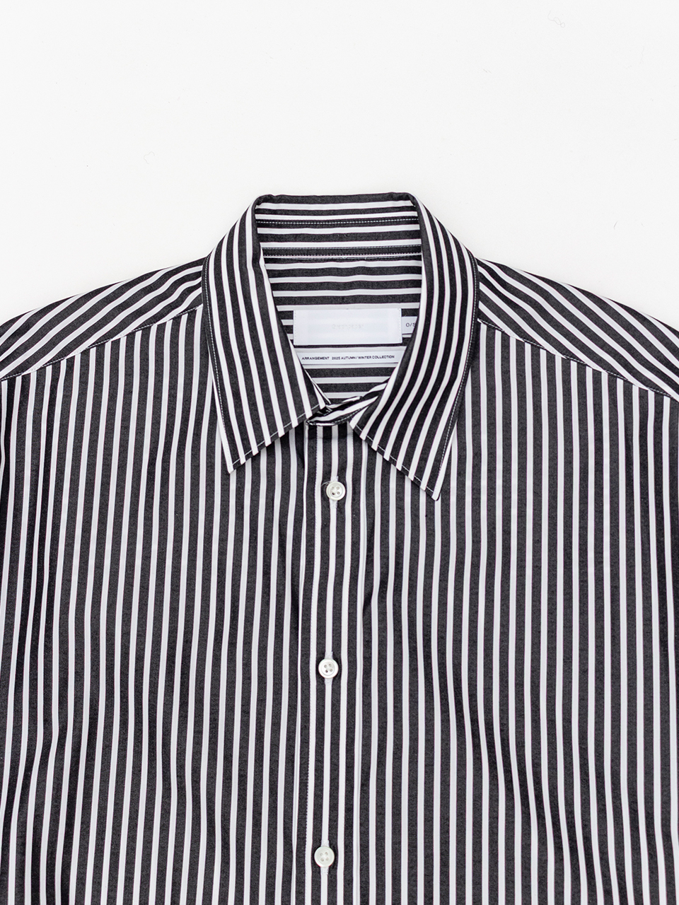 High Count Broad L/S Oversized Regular Collar Shirt-ハイカウント