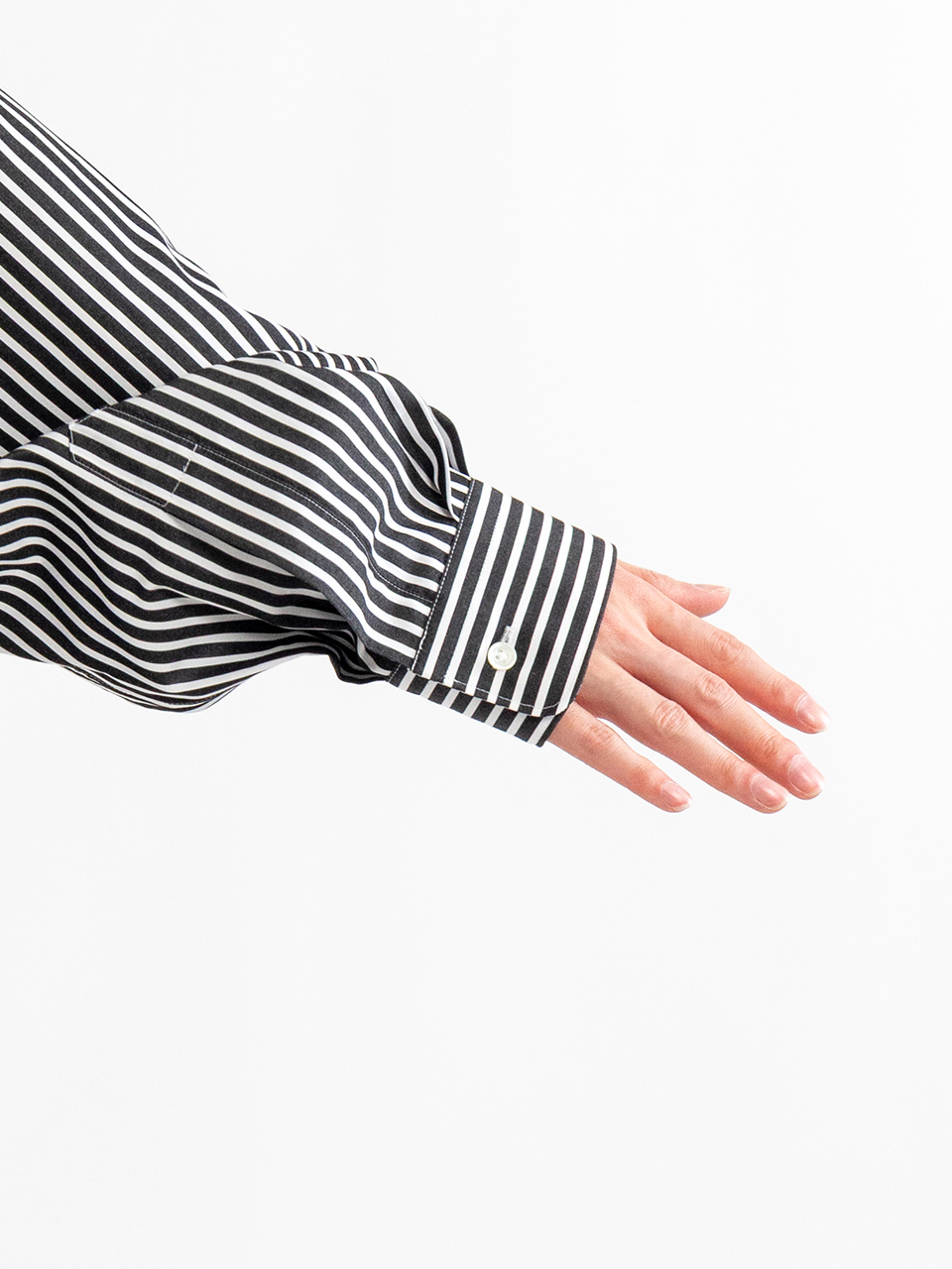 クラブ level_1576 High Count Regular Collar Round Cut Oversized Shirt-ハイ