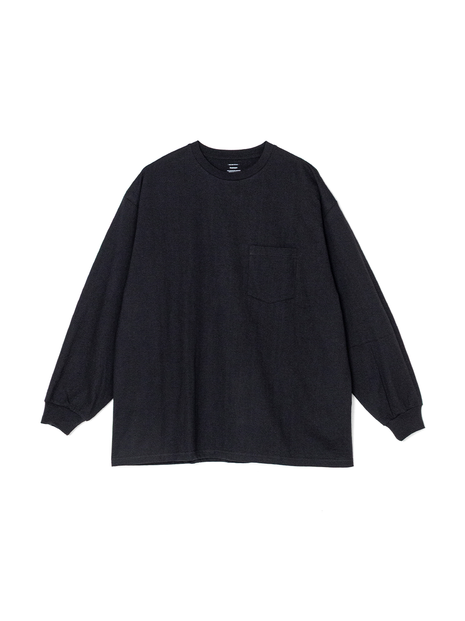 Graphpaper L/S Oversized Tee 黒 Graphpaper (グラフペーパー) L/S Oversized Tee / ロング