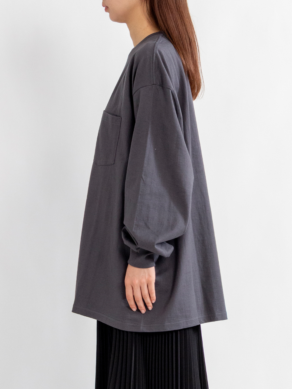 L/S Oversized Pocket Tee-L/Sオーバーサイズポケットティー