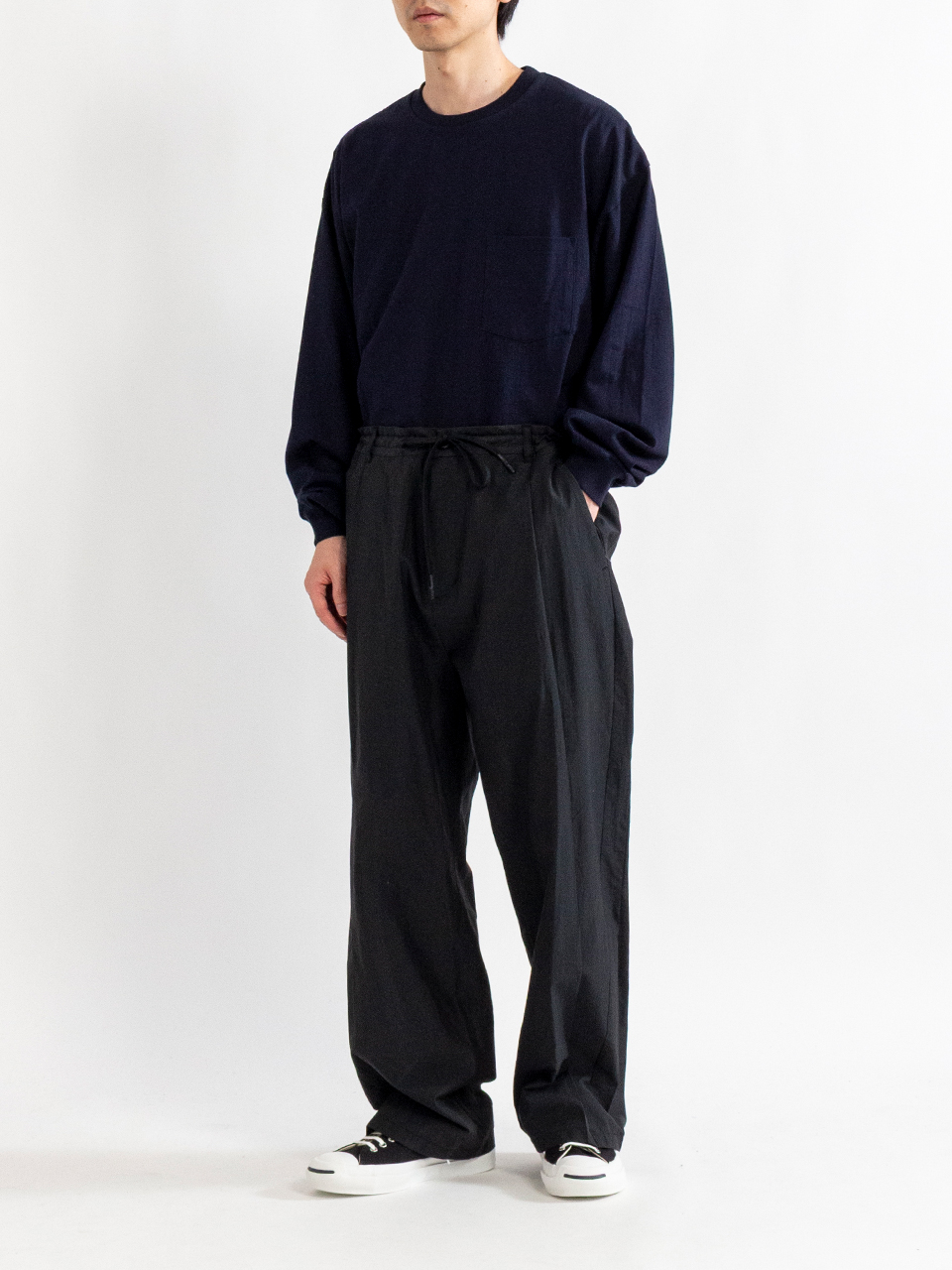 トップス Graphpaper L/S Oversized Pocket Tee L/S Oversized Pocket Tee – Graphpaper KYOTO｜グラフペーパー