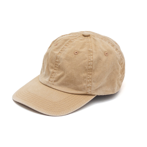 cotton twill elastic back 6panel cap-KIJIMA TAKAYUKI（キジマ