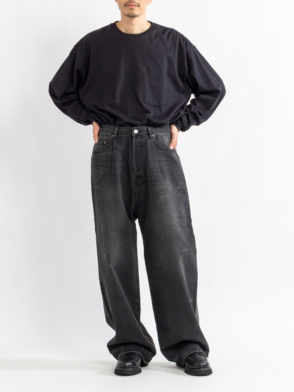 ssstein / バギーデニム　サイズS TWIST SEAM BAGGY VINTAGE DENIM JEANS | ssstein(シュタイン