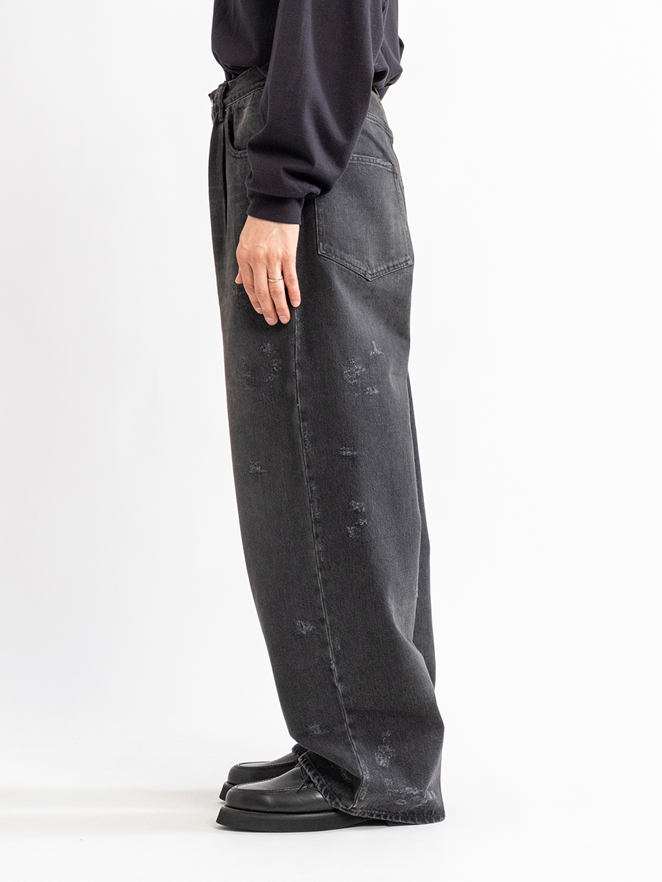 BAGGY DENIM JEANS-バギーデニムジーンズ-ssstein（シュタイン
