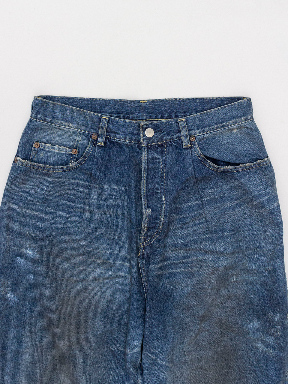 BAGGY DENIM JEANS-バギーデニムジーンズ-ssstein（シュタイン）通販