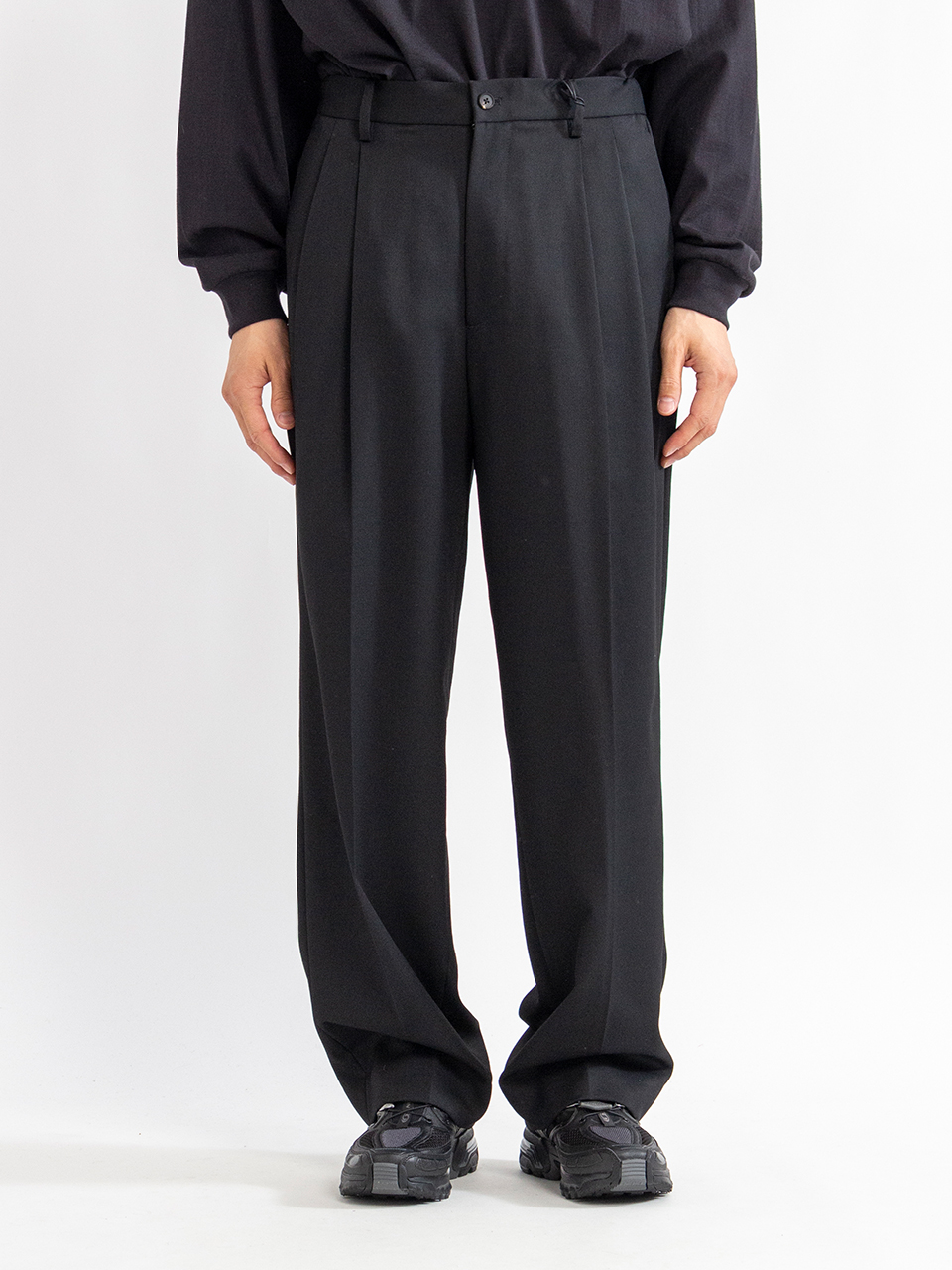 cantate Two-Tuck Trousers 2タックトラウザーパンツ WM Two-Tuck Trousers