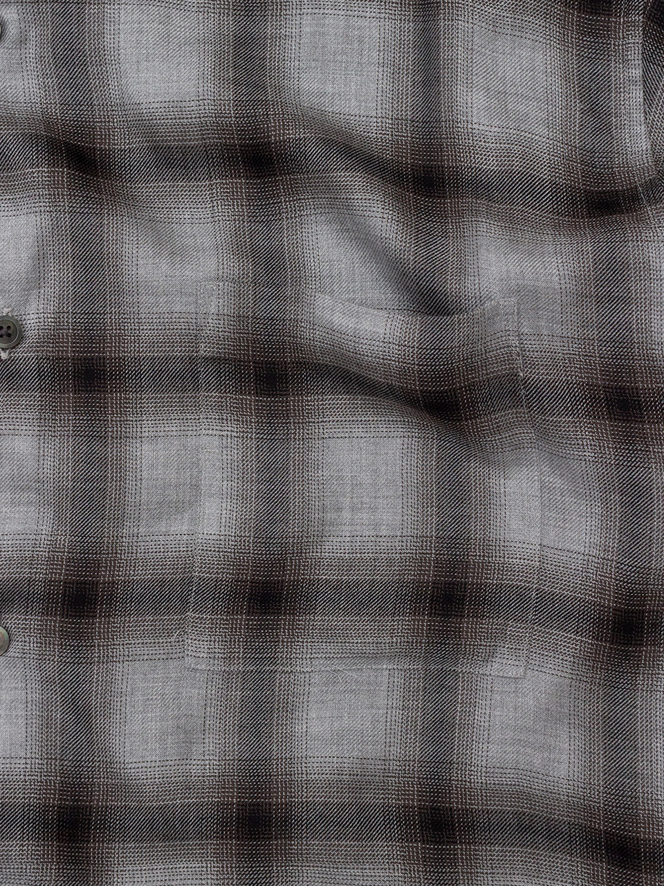 大遅刻 ssstein(シュタイン) RAYON/LYOCELL CHECK OVERSIZED DOWN PAT