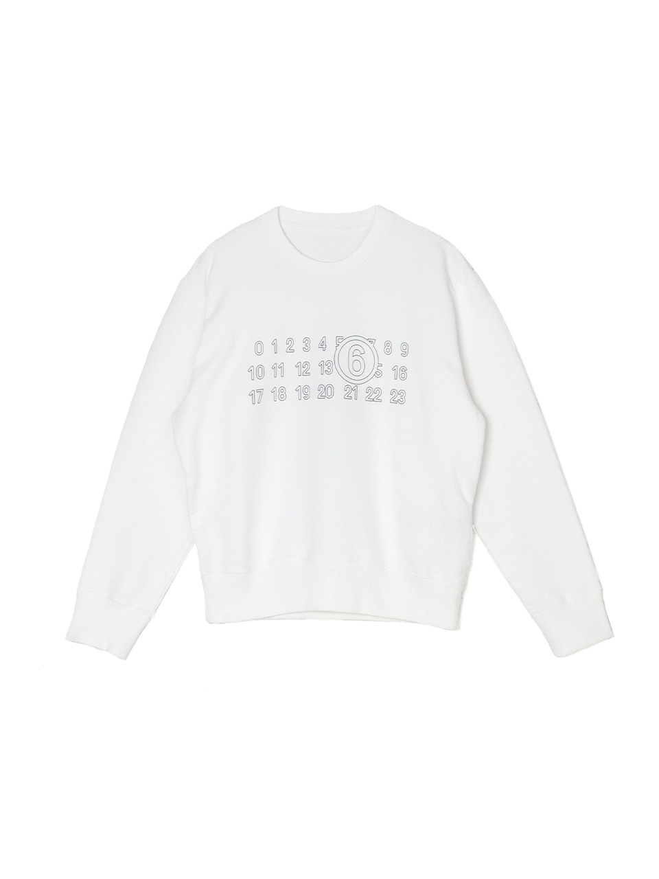 【新品未使用タグ付き✨️】MM6 スウェット ロゴプリント刺繍 Logo print sweatshirt-ロゴプリントスウェットシャツ-MM6
