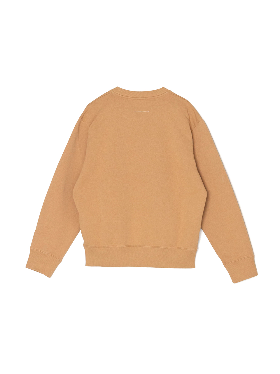 エムエムシックス ロゴプリントスウェットシャツ ベージュ Logo print sweatshirt-ロゴプリントスウェットシャツ-MM6