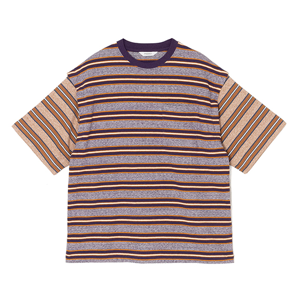 PHEENY フィーニー MULTI BORDER POCKET TEE 美品 PHEENY フィーニー MULTI BORDER POCKET TEE 美品