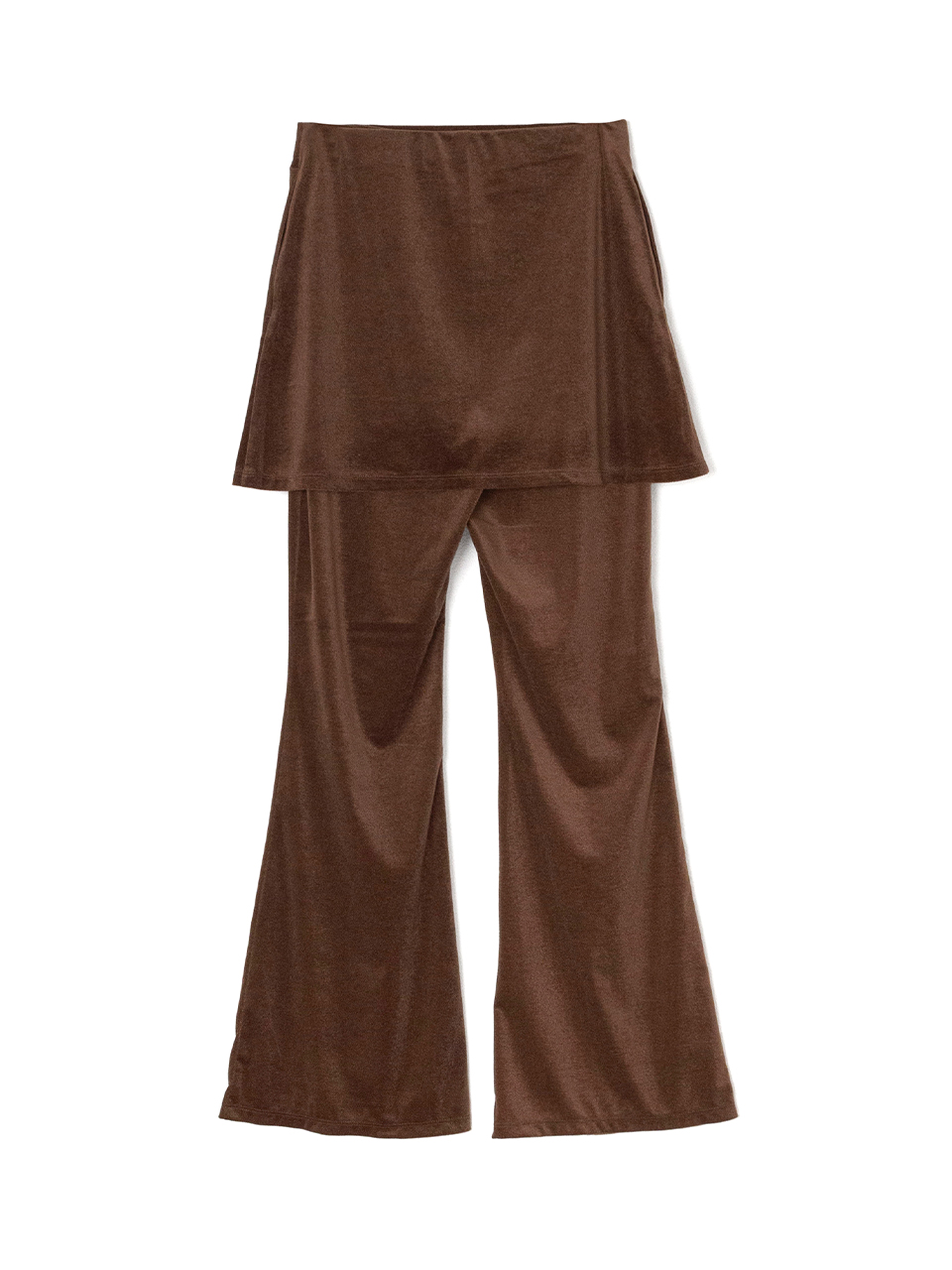 Sheer velour layered pants-シアーベロアレイヤードパンツ