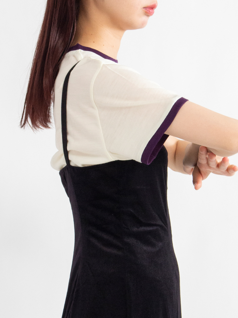 c*o様 ★新品未使用PHEENY★Sheer velour layered p PHEENY] フィーニー Sheer velour layered pants(BLACK)