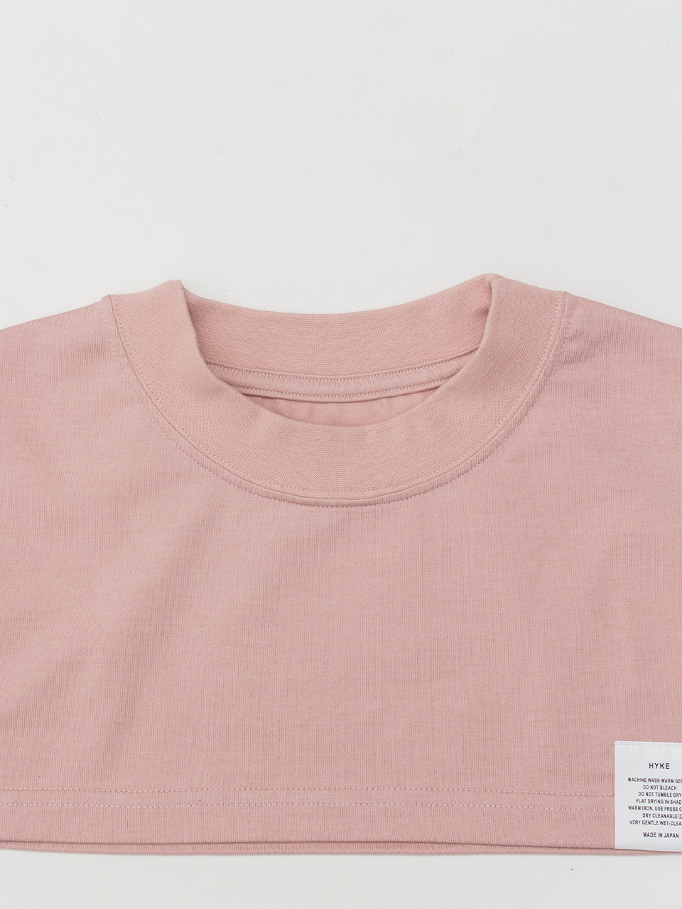 CROPPED OVERLAY TOP (6.5OZ)-クロップオーバーレイトップ-HYKE
