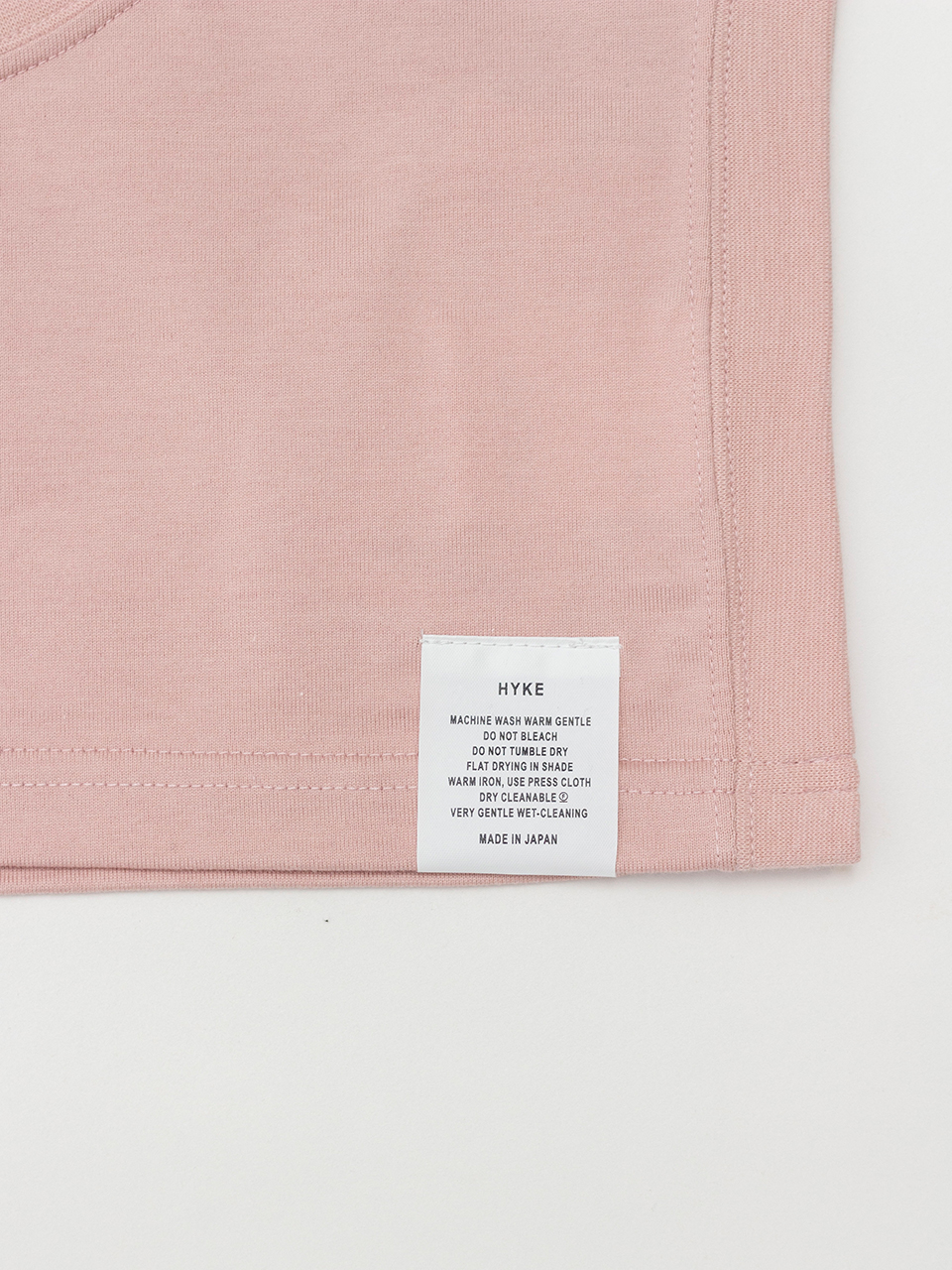 CROPPED OVERLAY TOP (6.5OZ)-クロップオーバーレイトップ-HYKE