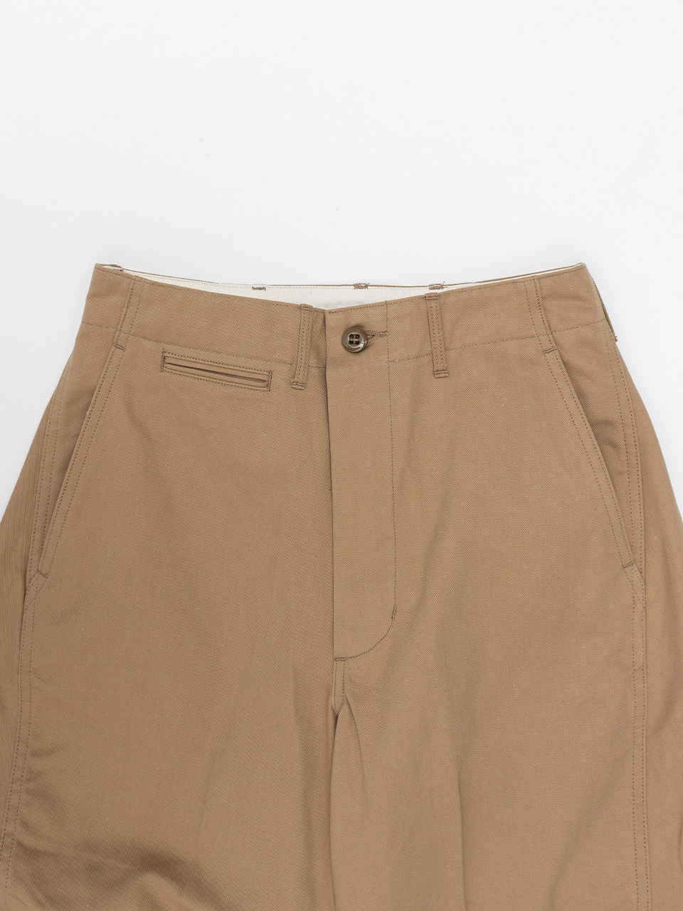 BARREL LEG CHINO PANTS-バレルレッグチノパンツ-HYKE（ハイク）通販