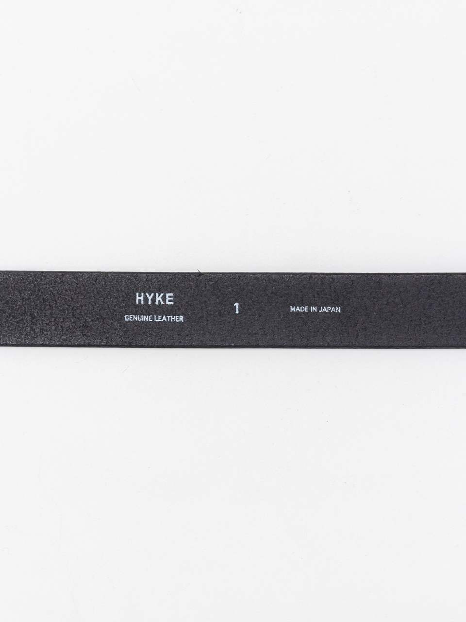 【HYKE】ハイク LEATHER RING BELT レザー ベルト LEATHER RING BELT-レザーリングベルト-HYKE（ハイク）通販| st