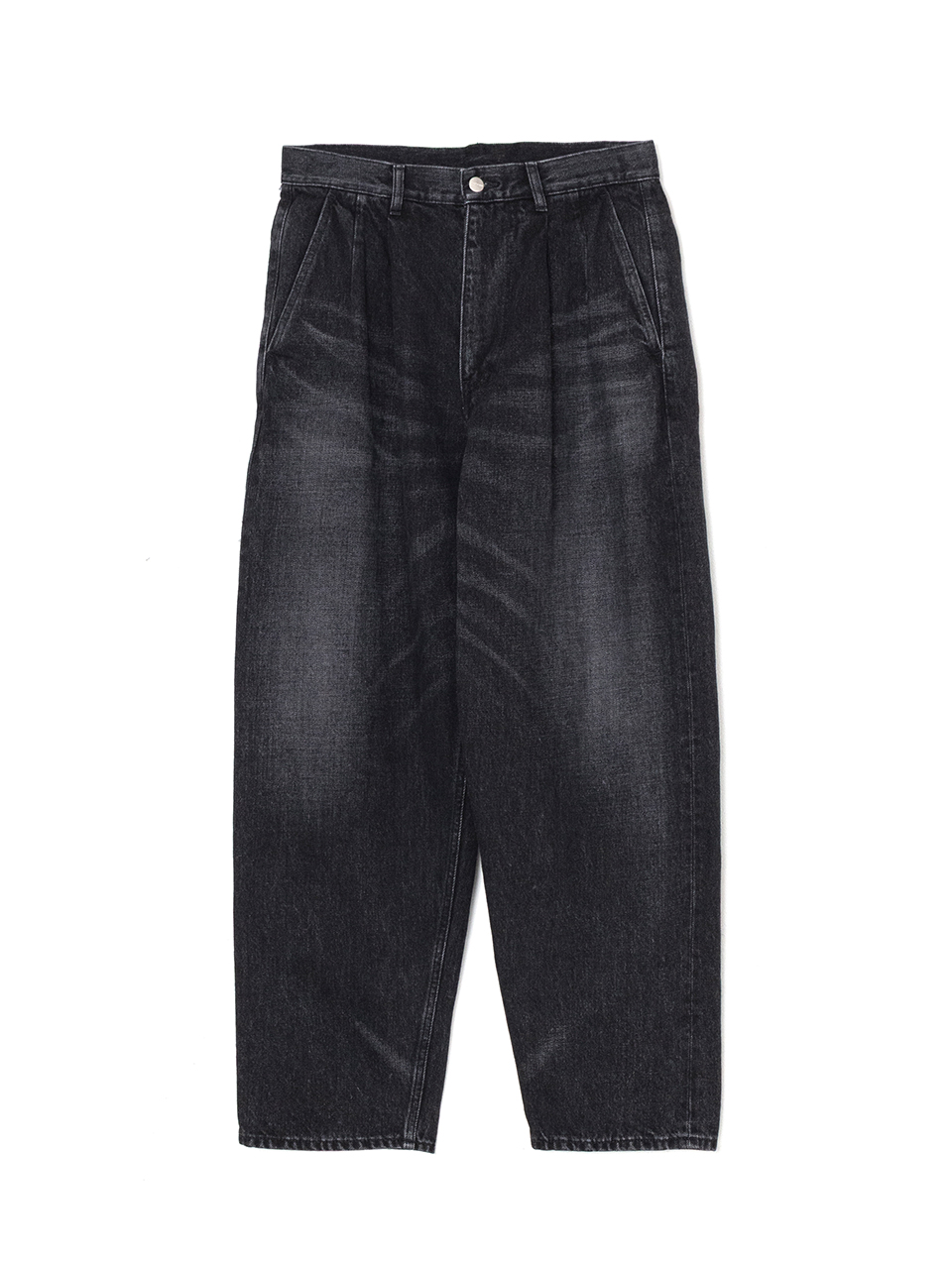 Graphpaper セルビッチ デニムツータックテーパードパンツ ３ Selvage Denim Two Tuck Tapered Pants-セルビッジデニム