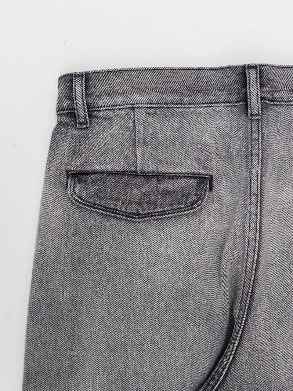 Selvage Denim Two Tuck Tapered Pants-セルビッジデニム