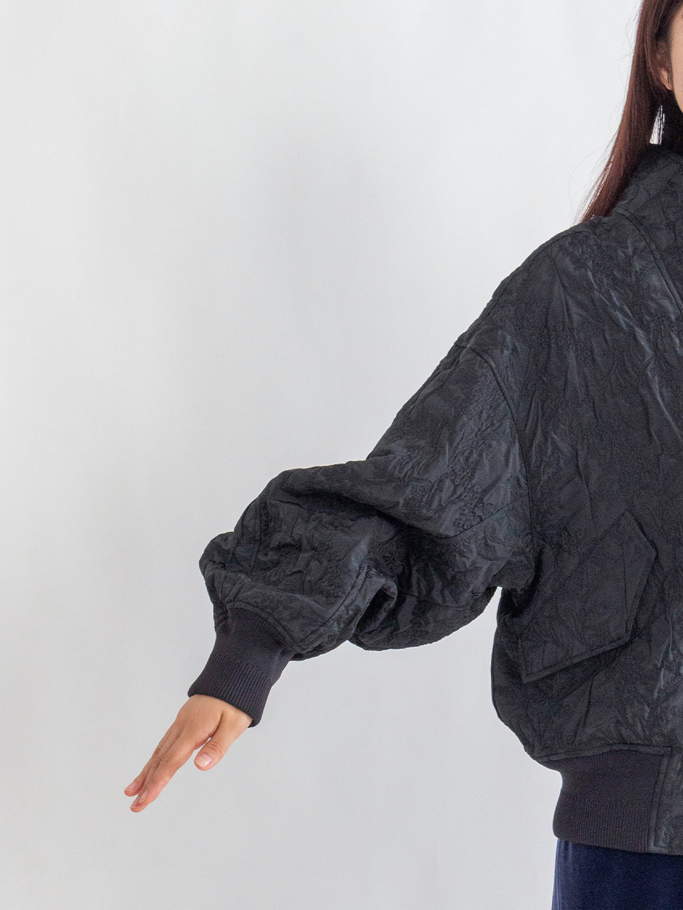 Floral Jacquard Triple Cloth Jacket-フローラルジャカード