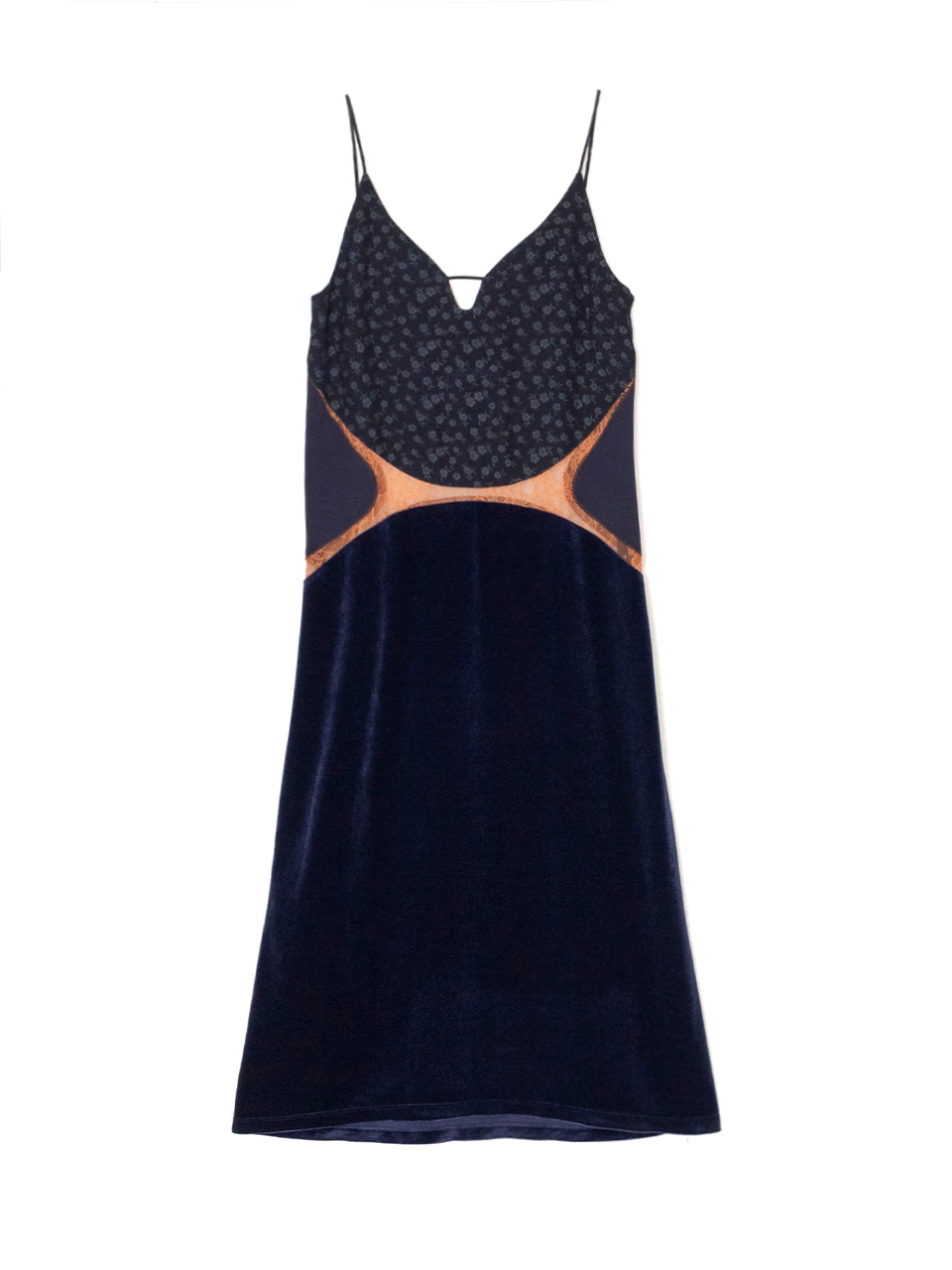 み*や様 マメ クロゴウチ Floral Jacquard キャミソールドレス Cupro Triacetate Floral Jacquard Camisole Dress-キュプロ