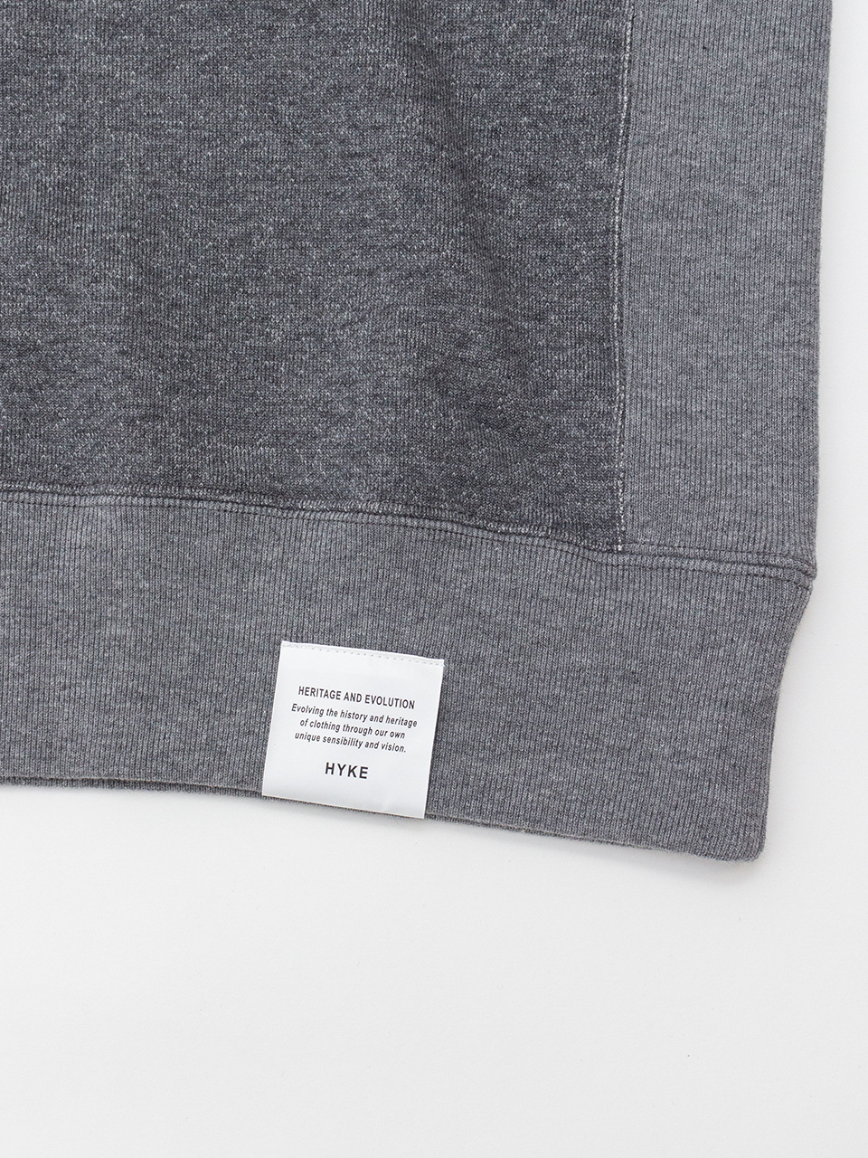 HYKE ✨グレー スウェット サイズ1　定番 SWEAT SHIRT-スウェットシャツ-HYKE（ハイク）| stcompany