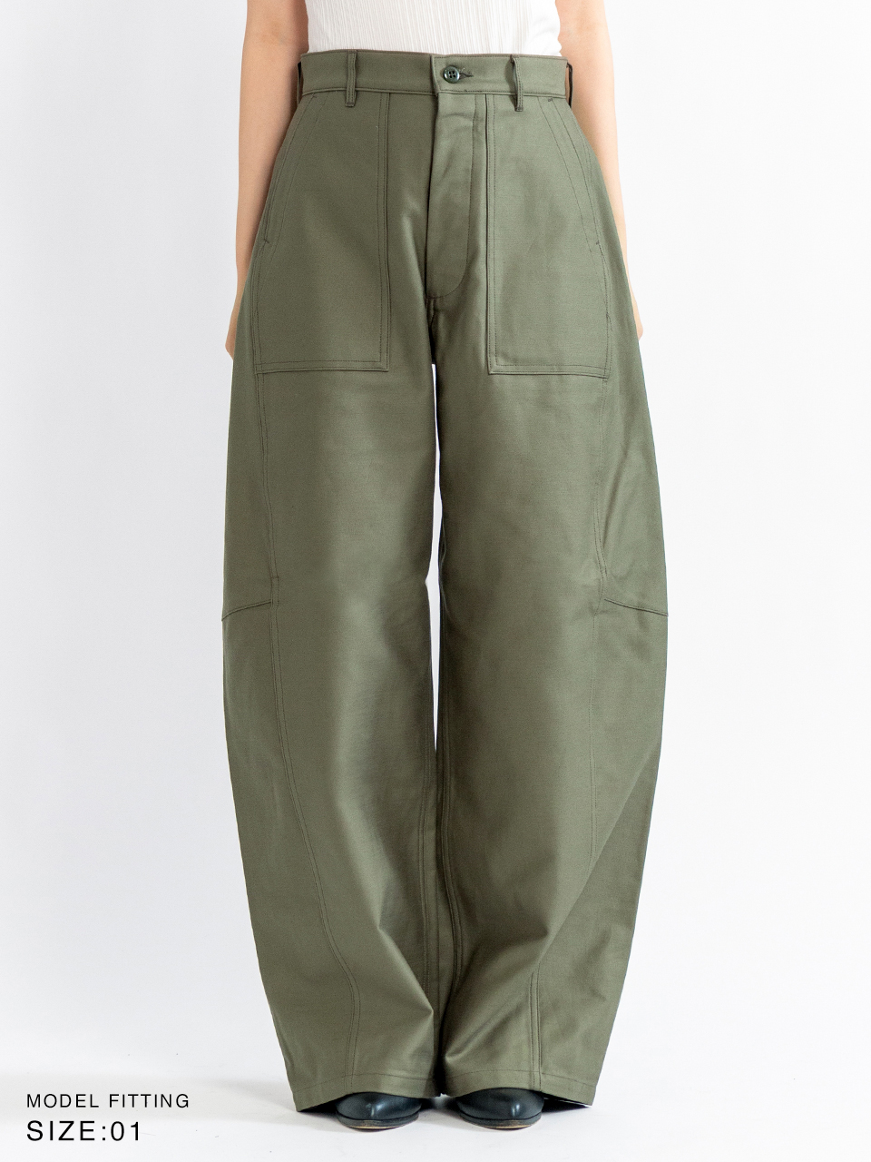 HYKEハイク BACK VENT PANTS バックスリットパンツ HYKEハイク BACK VENT PANTS バックスリットパンツ パンツ
