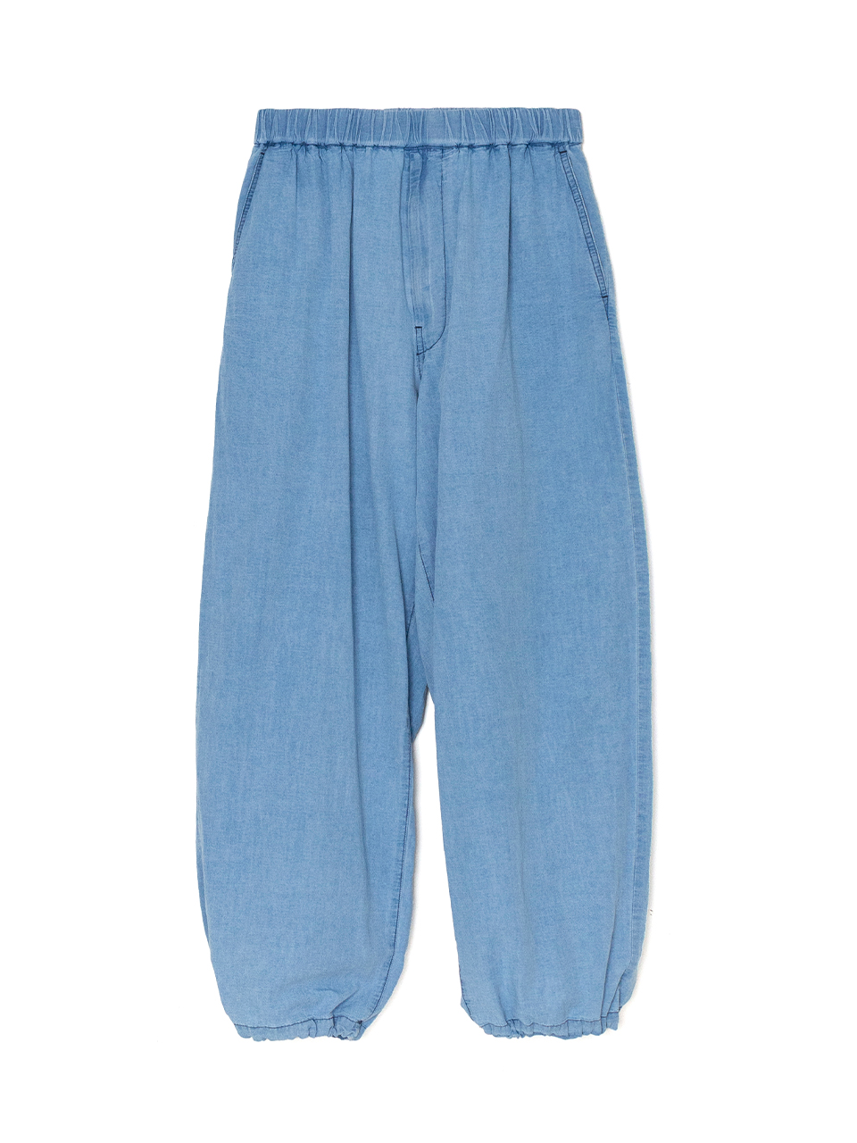 SIDOGRAS Indigo Poplin Track Pants-シドグラスインディゴポプリン