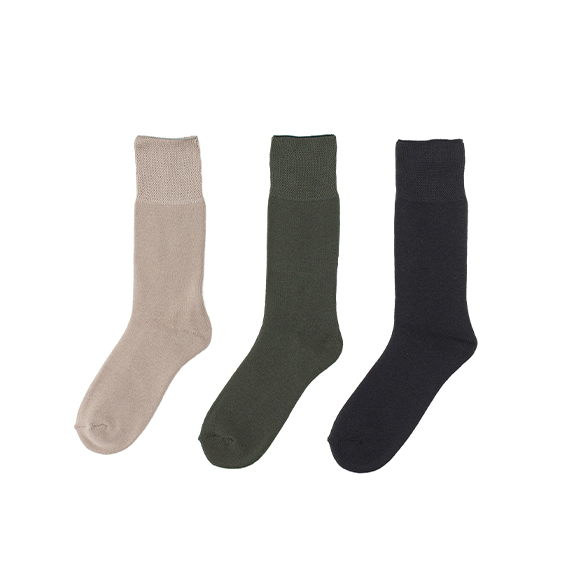 Graphpaper 3-pack socks-グラフペーパー3pソックス-Graphpaper