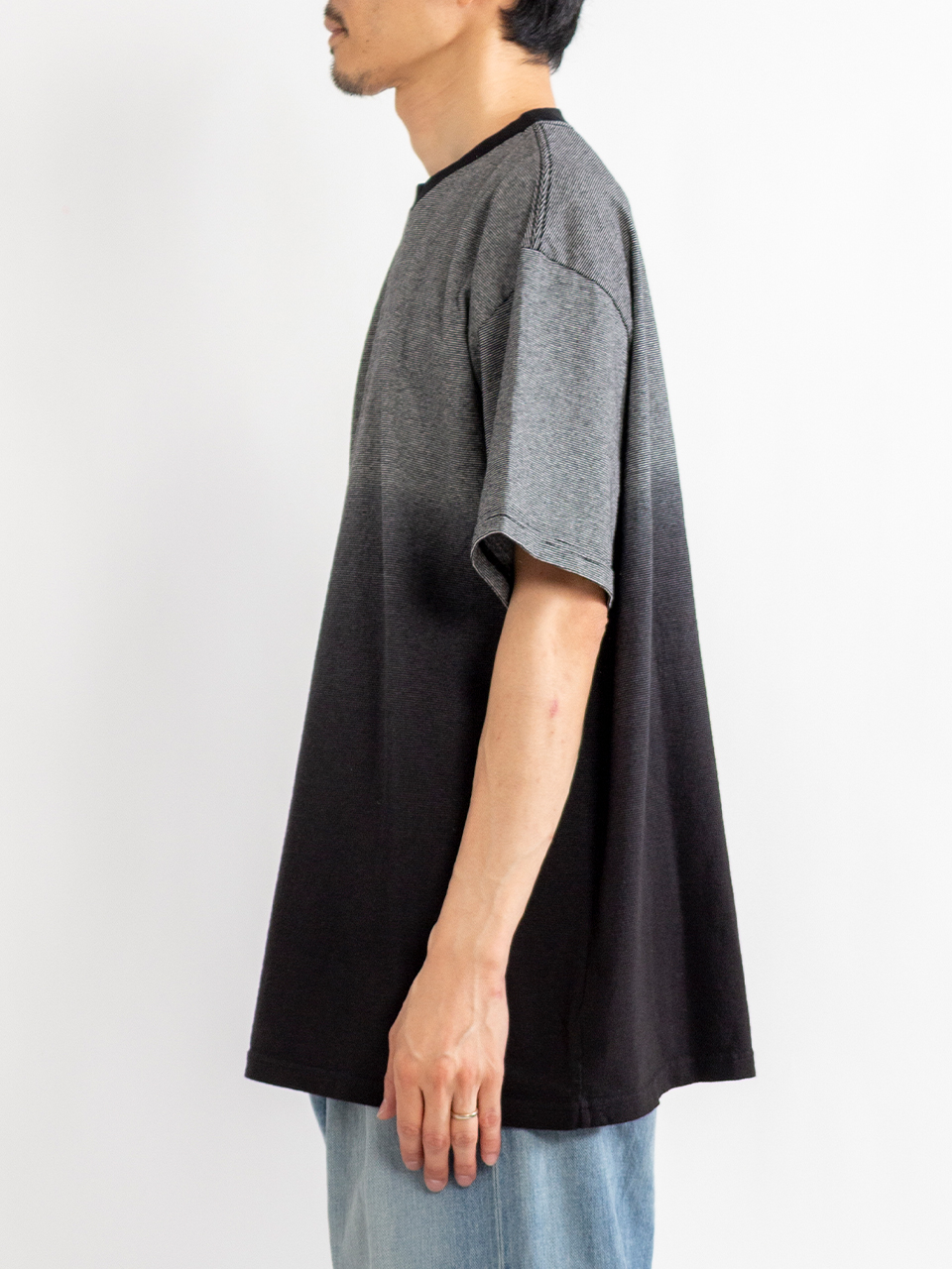Gardient Border S/S Tee-ガーディエントボーダーショート