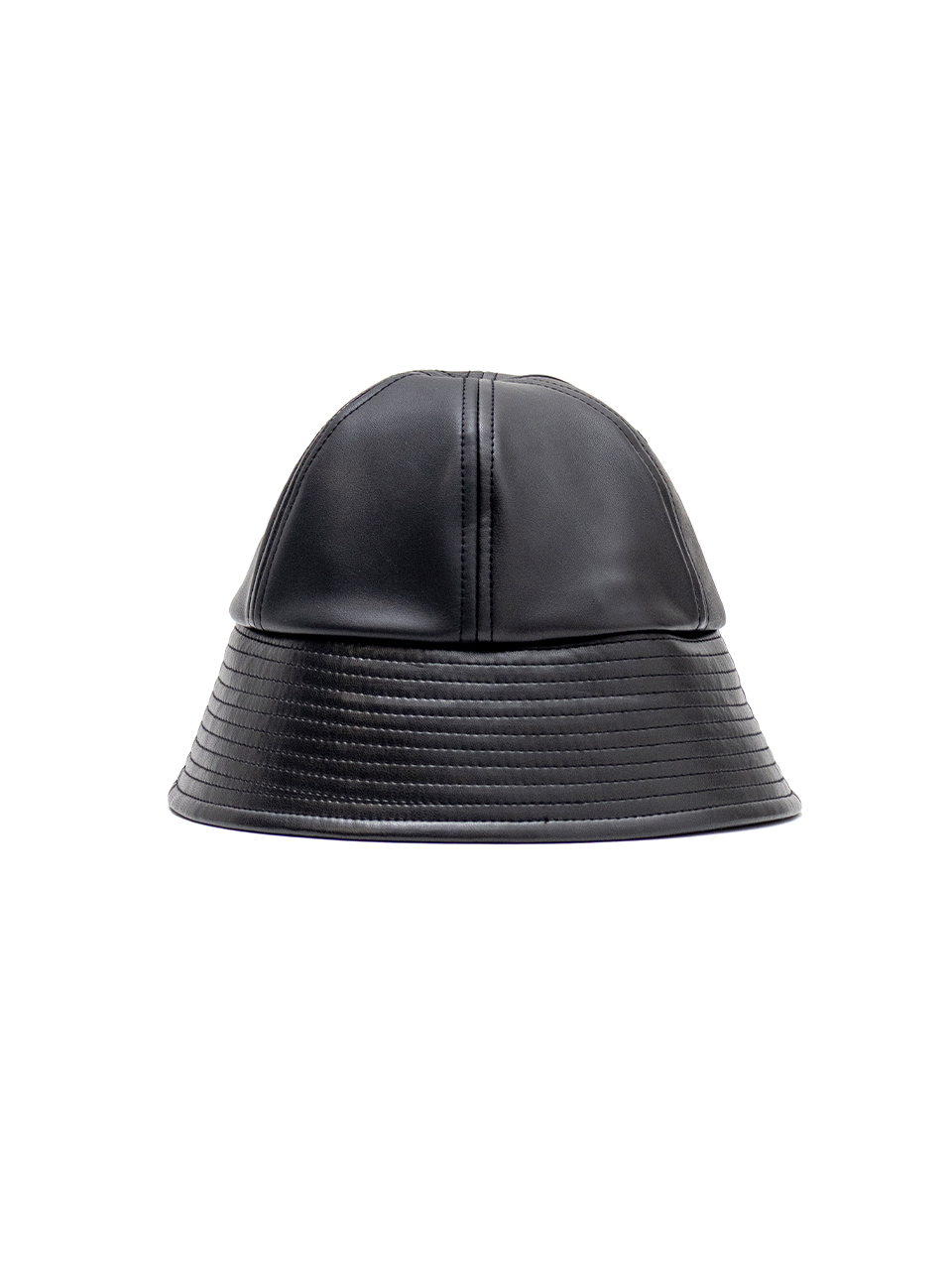 Synthetic leather mix hat-シンセティックレザーミックスハット