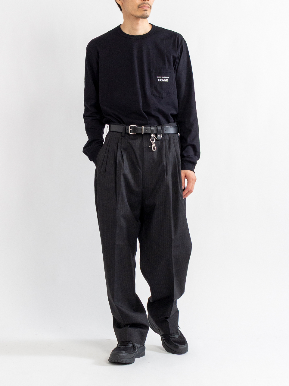 Cotton jersey product printed long sleeve T-shirt-コットン