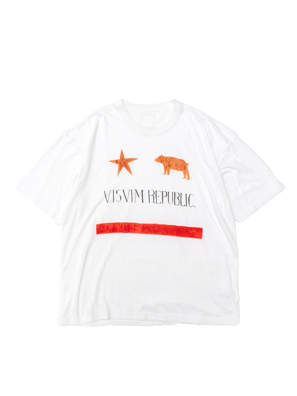 JUMBO TEE S/S PEPUBLIC-ジャンボTEES/S ペパブリック-visvim
