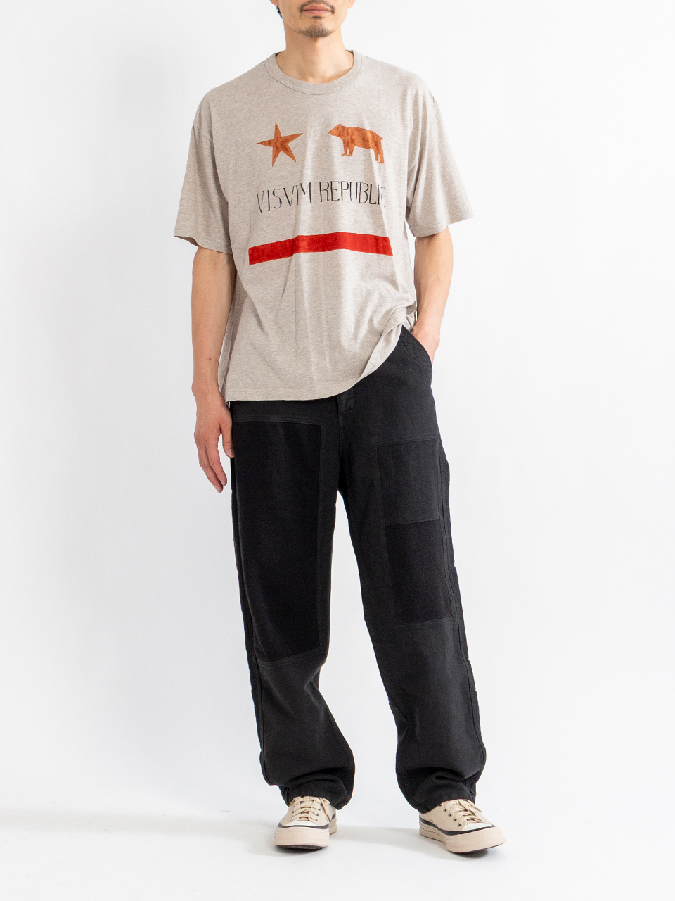 JUMBO TEE S/S PEPUBLIC-ジャンボTEES/S ペパブリック-visvim