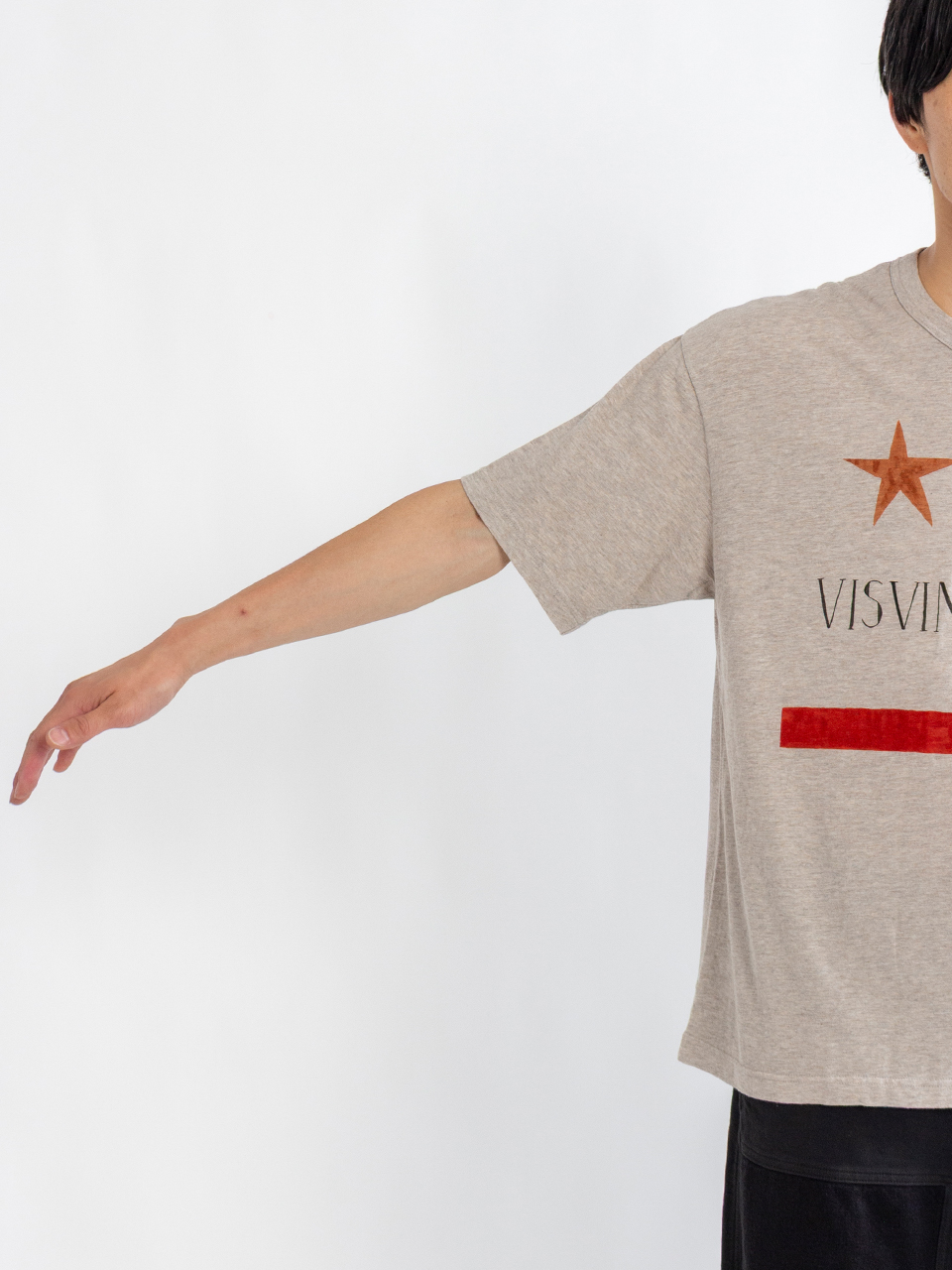 VISVIM FIL JUMBO TEE ジャンボシルエットロゴプリントTシャツ visvim) JUMBO TEE S/S V CRASH (0125105010014) | viavim