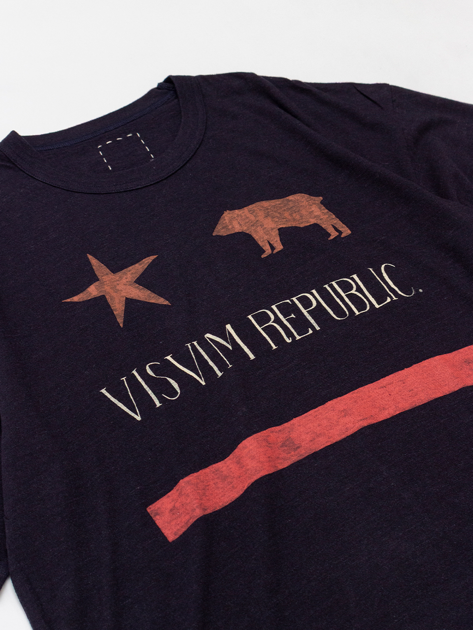 JUMBO TEE S/S PEPUBLIC-ジャンボTEES/S ペパブリック-visvim
