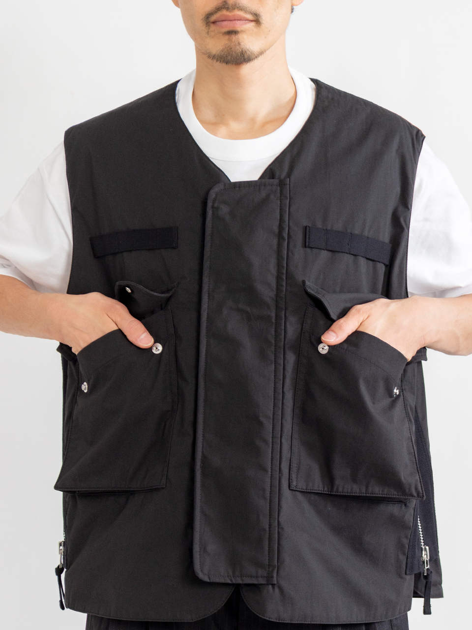 超便利コムデギャルソン　　サマーベスト sizeＦ 旅先で素晴らしく重宝し便利 COMME des GARCONS HOMME - コムデギャルソンオム25SS ナイロン