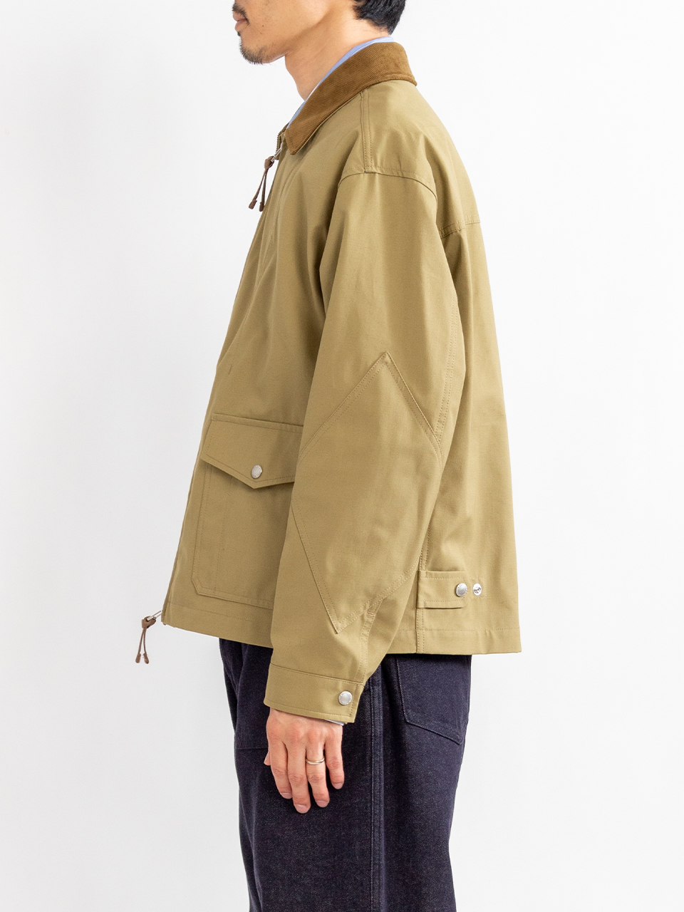 Cotton nylon cordura 3 layer blouson-コットンナイロンコーデュラ3
