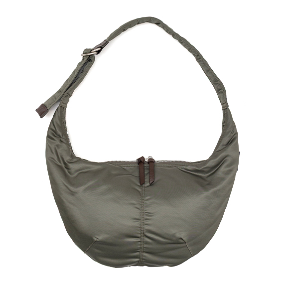 25FW コムデギャルソンオム　綿ナイロンダブルツイル　バナナバッグ 新品 新作 コムデギャルソンオム ナイロンツイル バナナバッグ