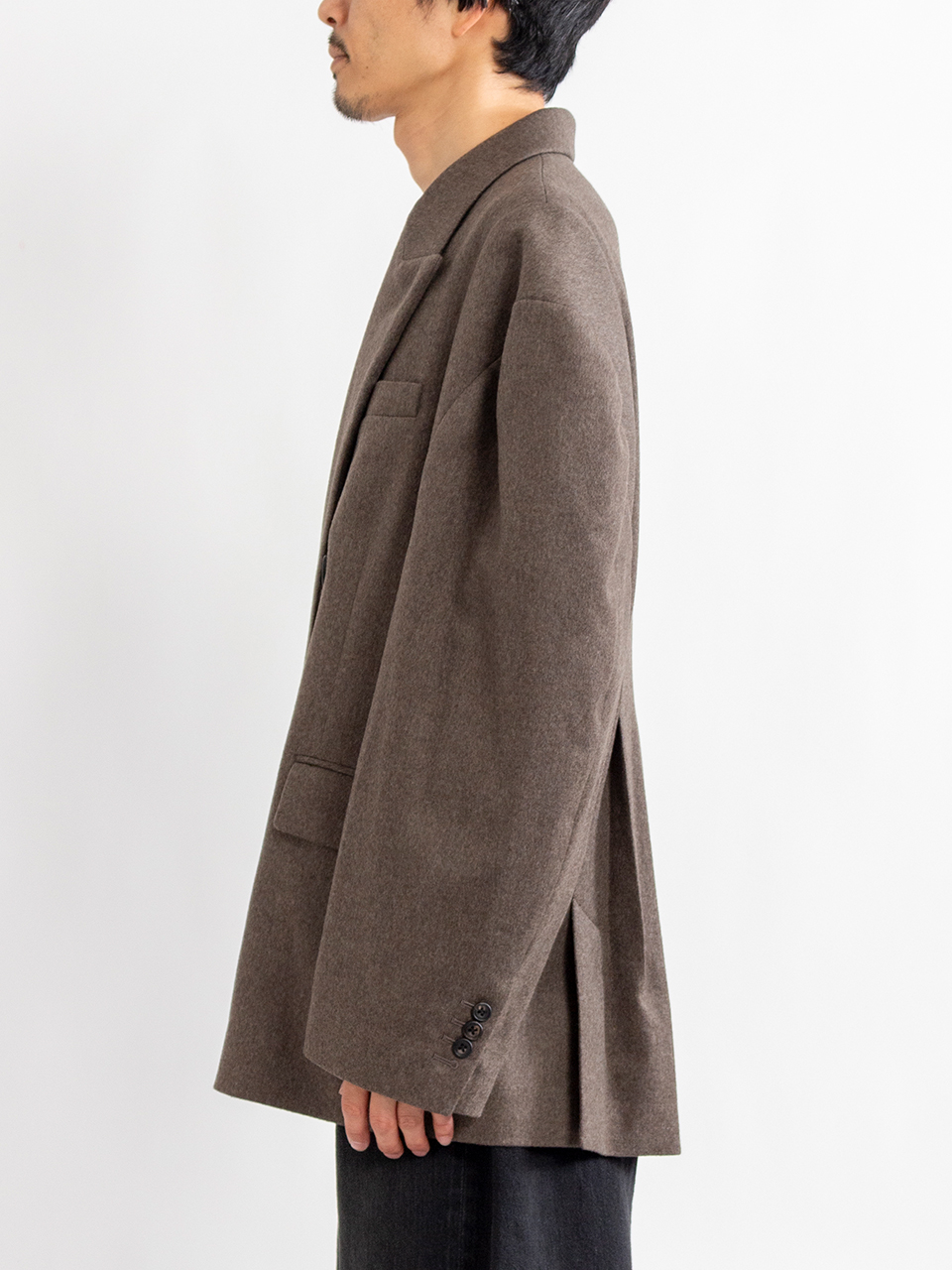 極美品　24SS　プルミエアロンディスモン　ウールドスキンダブルジャケット ポリエステルウールドスキンダブルジャケット】｜1er