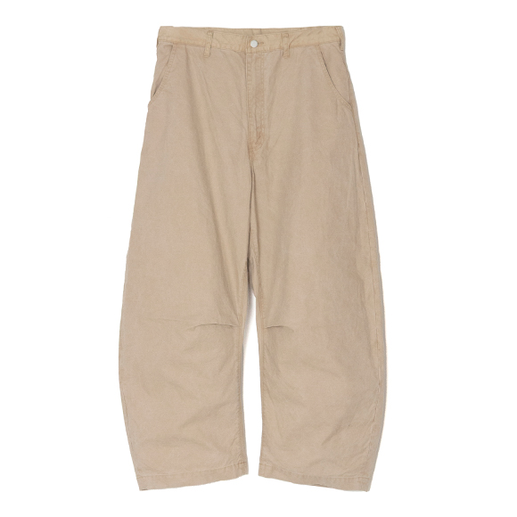 Cotton oxford dyed pants-コットンオックスフォード-COMME des