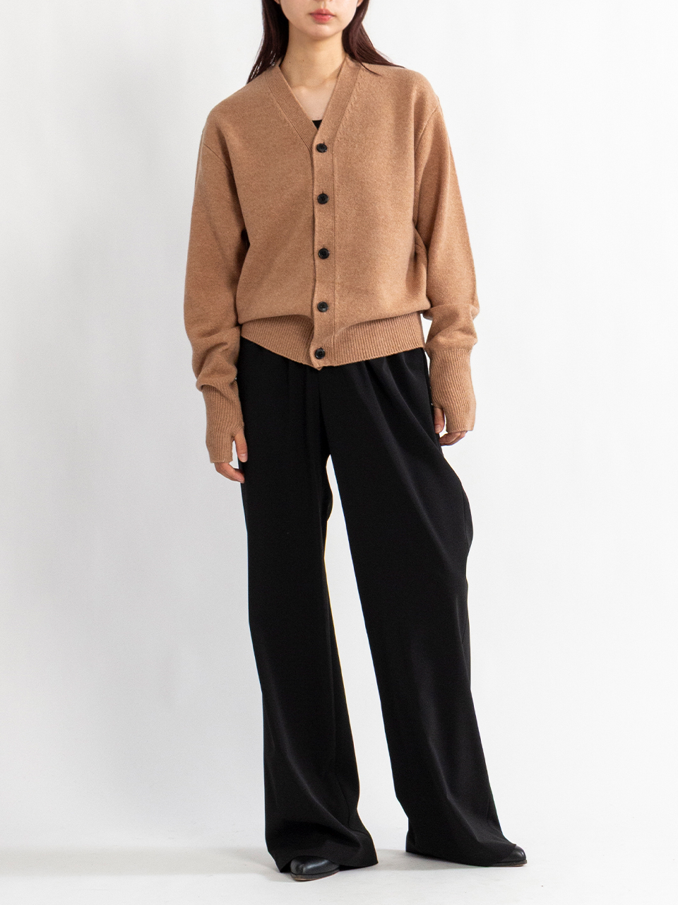 LAMBSWOOL CARDIGAN ラムウールカーディガン HYKE（ハイク）通販