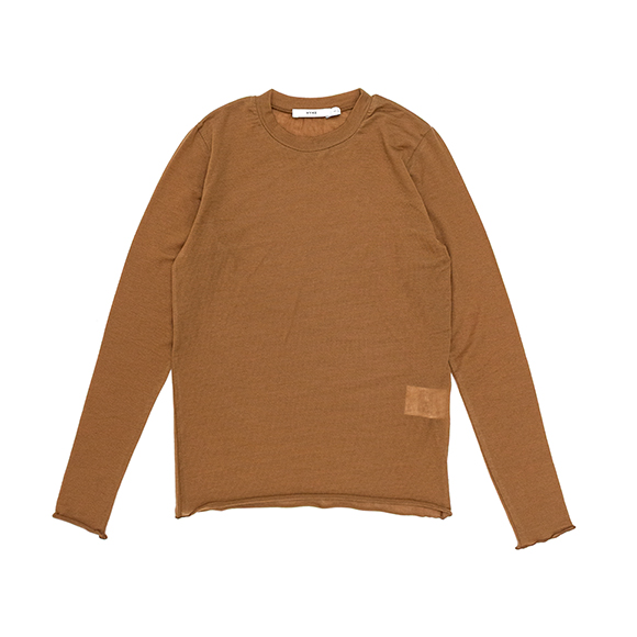 HYKE 2025SS シアースリーブ　トップス　コットンニット　ハイク　美品 美品】HYKEハイク シアースリーブ ニットトップ2024ss ハイク ニット