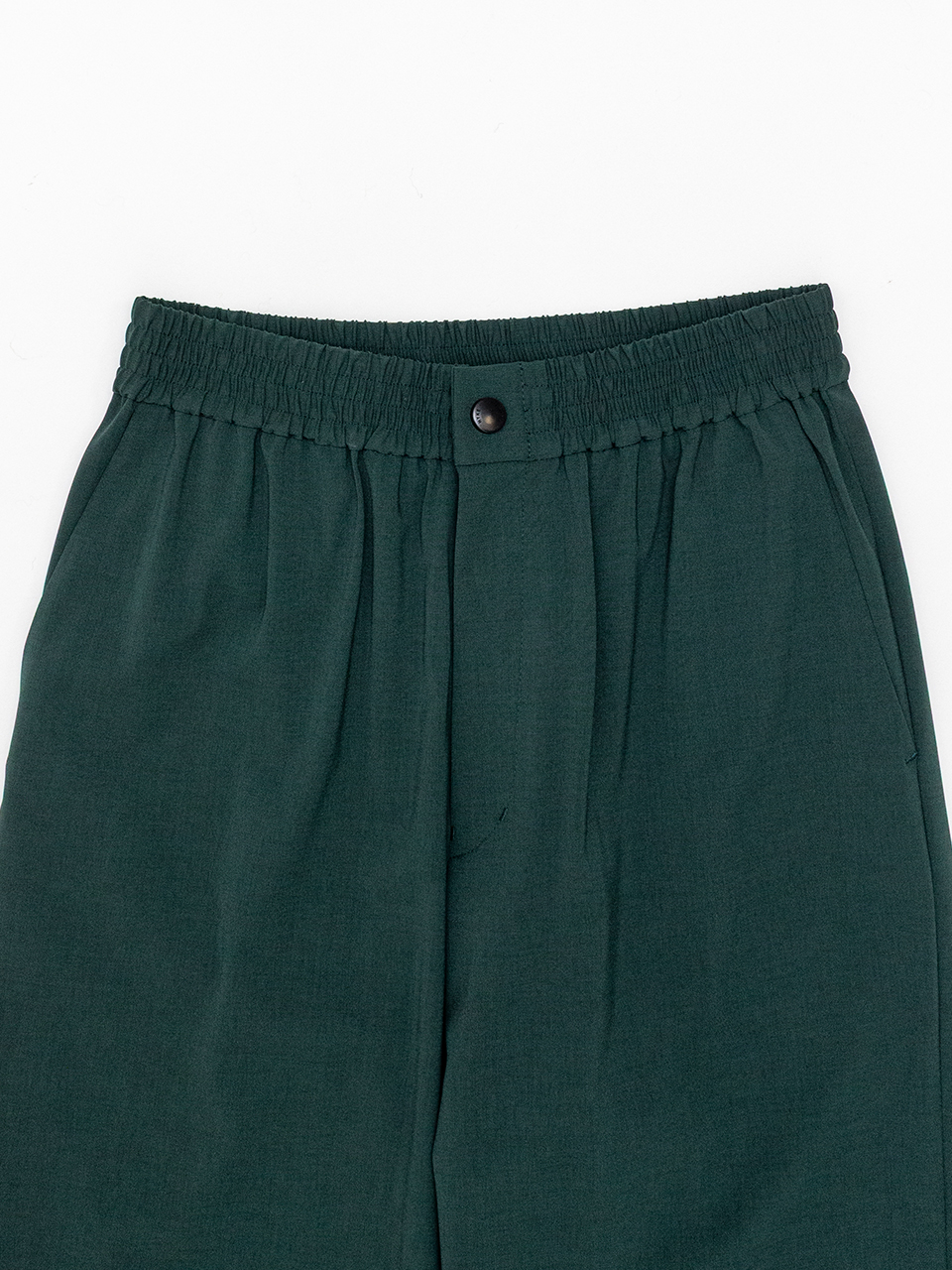 STRETCH WIDE LEG PANTS-ストレッチワイドレッグパンツ-HYKE