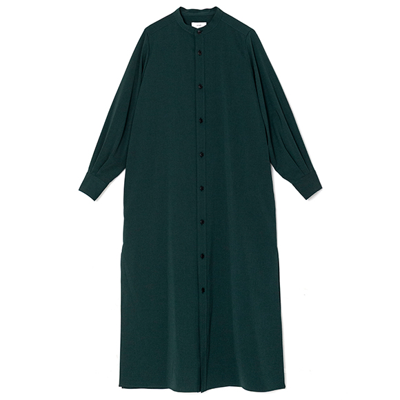 HYKEハイク 24ss マキシ丈シャツドレス MAXI SHIRT DRESS マキシシャツドレス HYKE(ハイク)通販| st