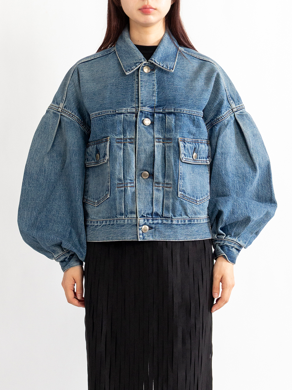 BALLOON SLEEVE DENIM JACKET/TYPE2 バルーンスリーブデニム