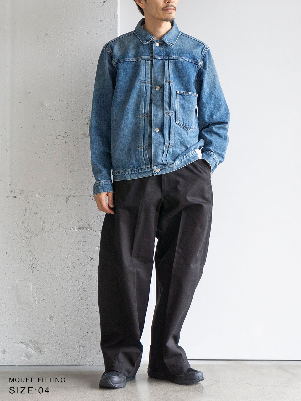 HYKE(ハイク) サイズ:1 DENIM JACKET デニムジャケット DENIM JACKET TYPE 1/REGULAR FIT デニムジャケットタイプ1