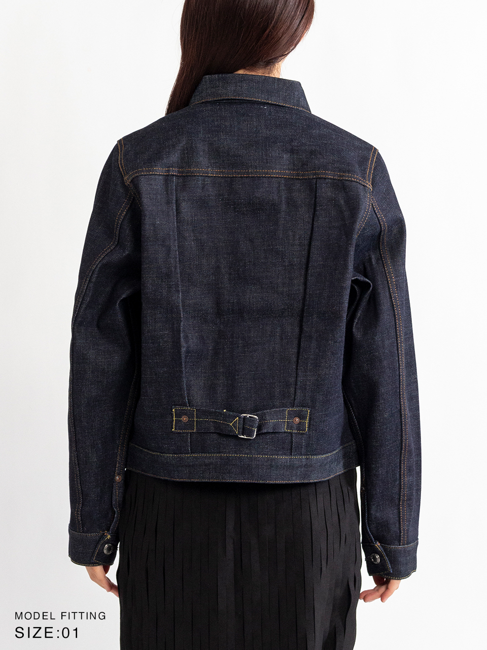 HYKE  DENIM JACKET 試着のみ新品 DENIM JACKET TYPE 1/REGULAR FIT デニムジャケットタイプ1