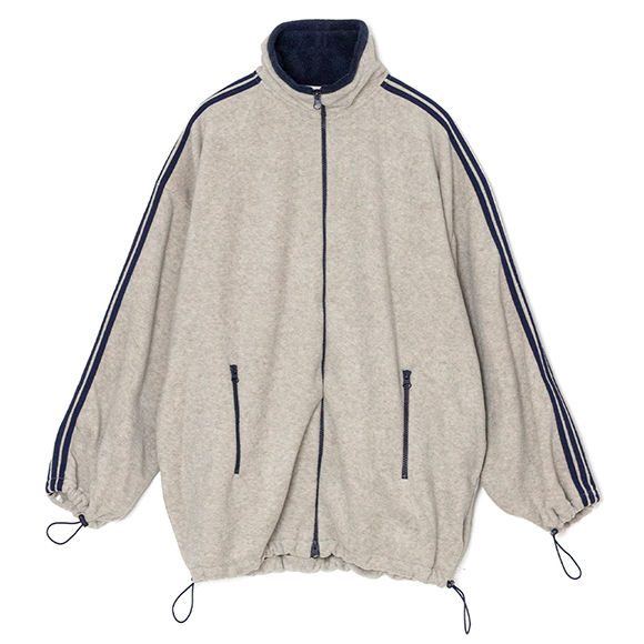 Fleece loose fit track jacket-フリースルーズフィットトラック